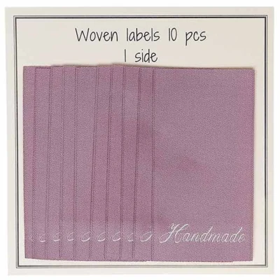 Go Handmade Vævet Label, Handmade, 60 x 32 mm, 10 stk